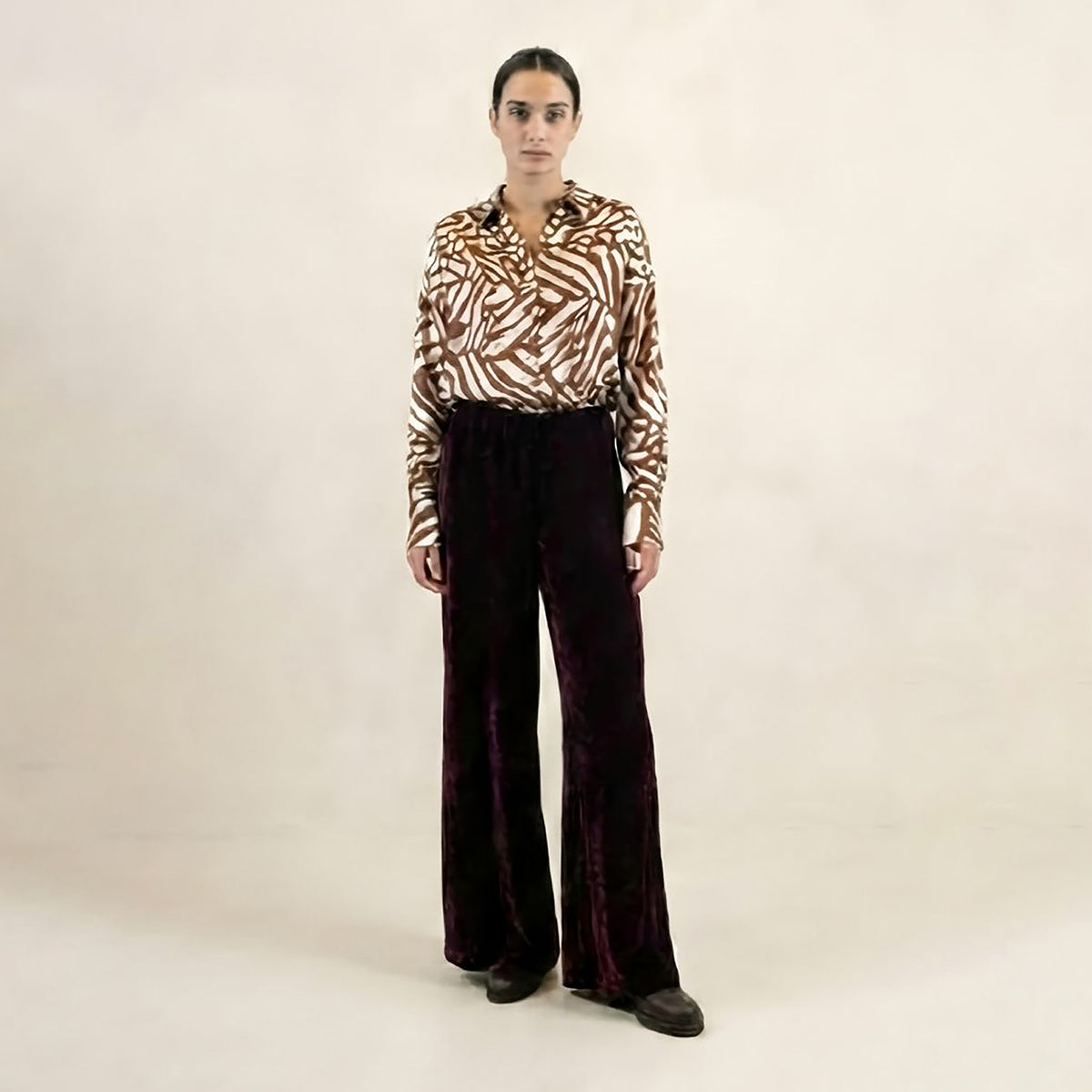Alica Brown Blouse