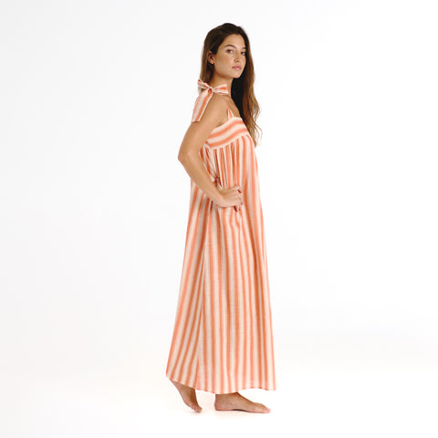 Zuri orange hamptons Dress