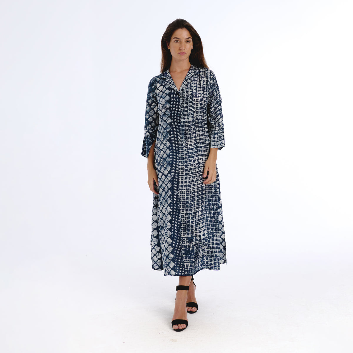 Maia blue batik kurta