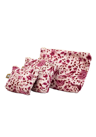 Pouches jaal pink