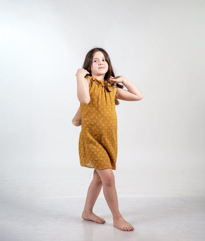 Achelle yellow dress - TANAVANA INC