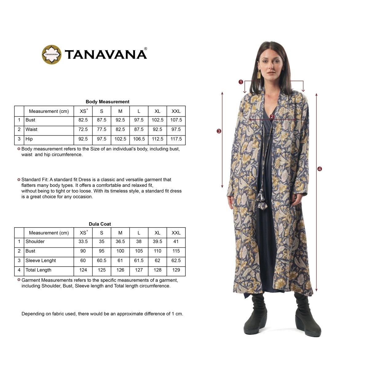 Dula Grey coat - TANAVANA INC