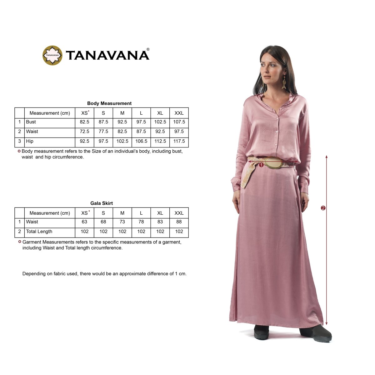 Gala Plain Pink skirt - TANAVANA INC