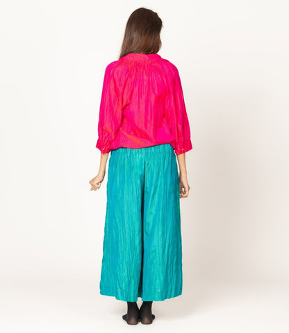 Galatea silk pink blouse - TANAVANA INC