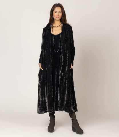 Leola black coat - TANAVANA INC