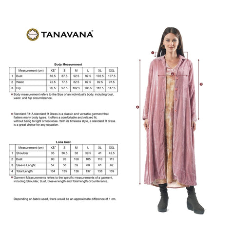 Lolia Pink Plain coat - TANAVANA INC