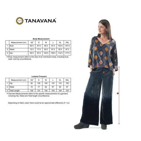 Lusiana Ombre Grey Trousers - TANAVANA INC