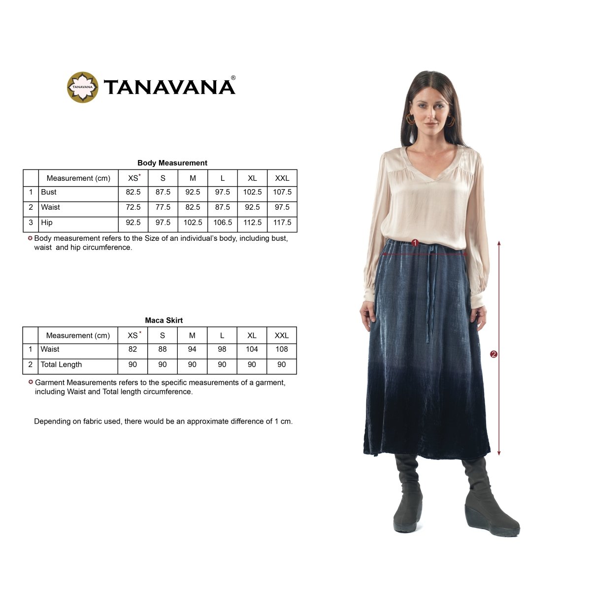 Maca Grey Skirt - TANAVANA INC