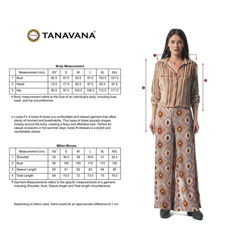 Milian Beige blouse - TANAVANA INC