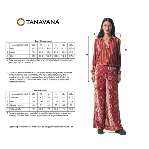 Milian Red blouse - TANAVANA INC
