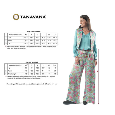 Narana Blue trousers - TANAVANA INC