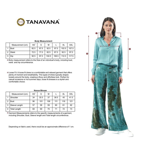 Nunus Blue blouse - TANAVANA INC