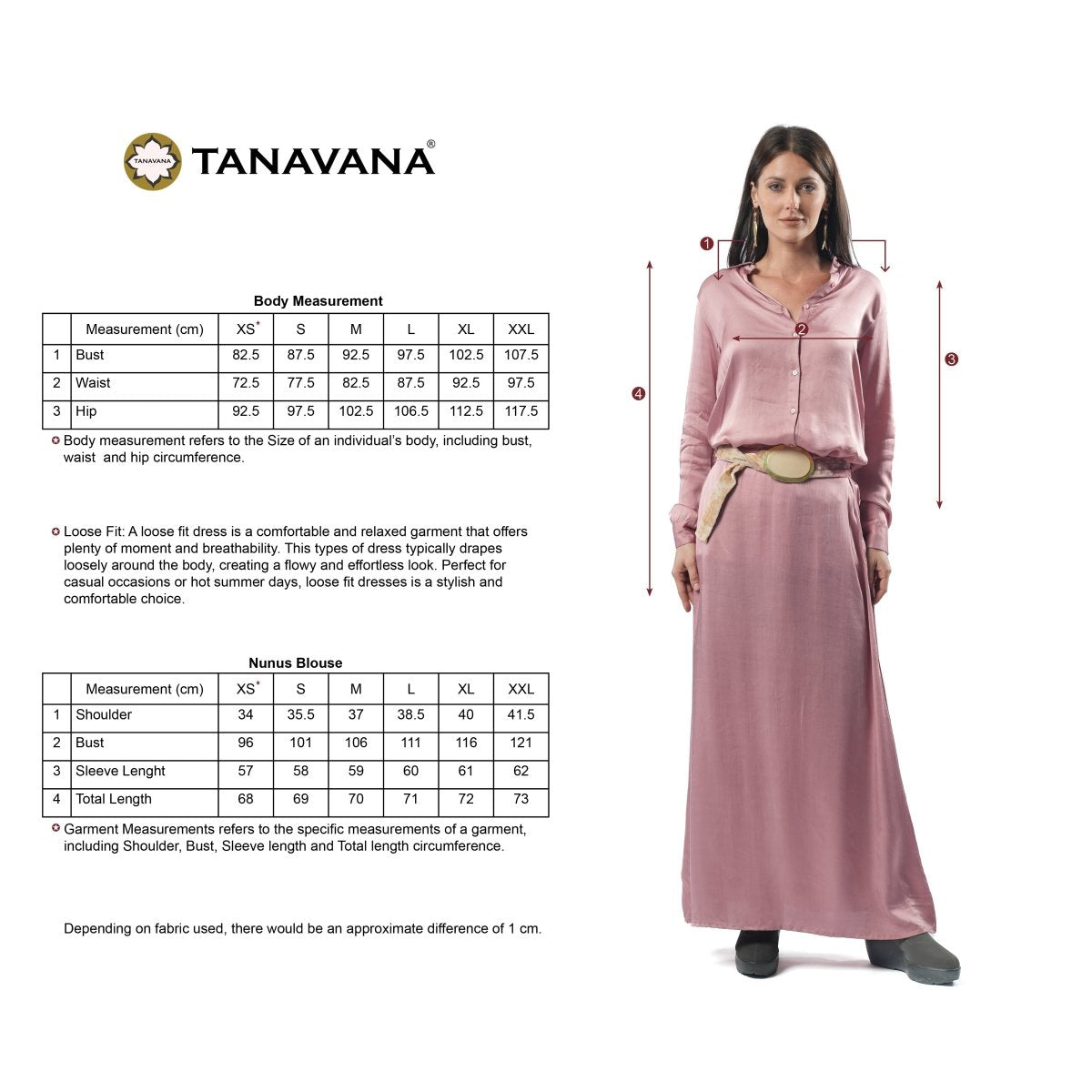 Nunus Light Pink blouse - TANAVANA INC