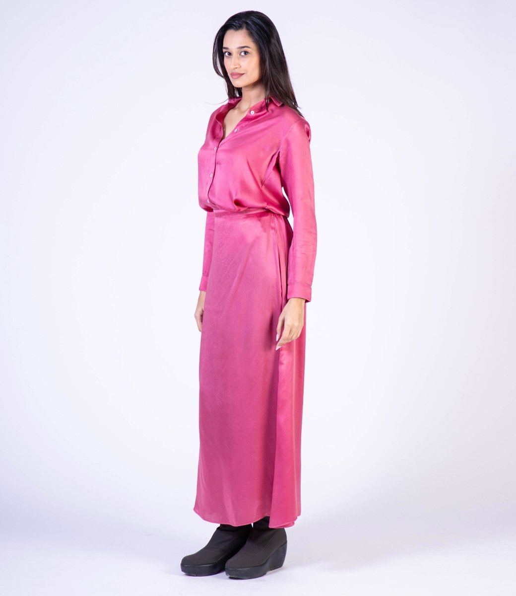 Nunus pink basic blouse - TANAVANA INC