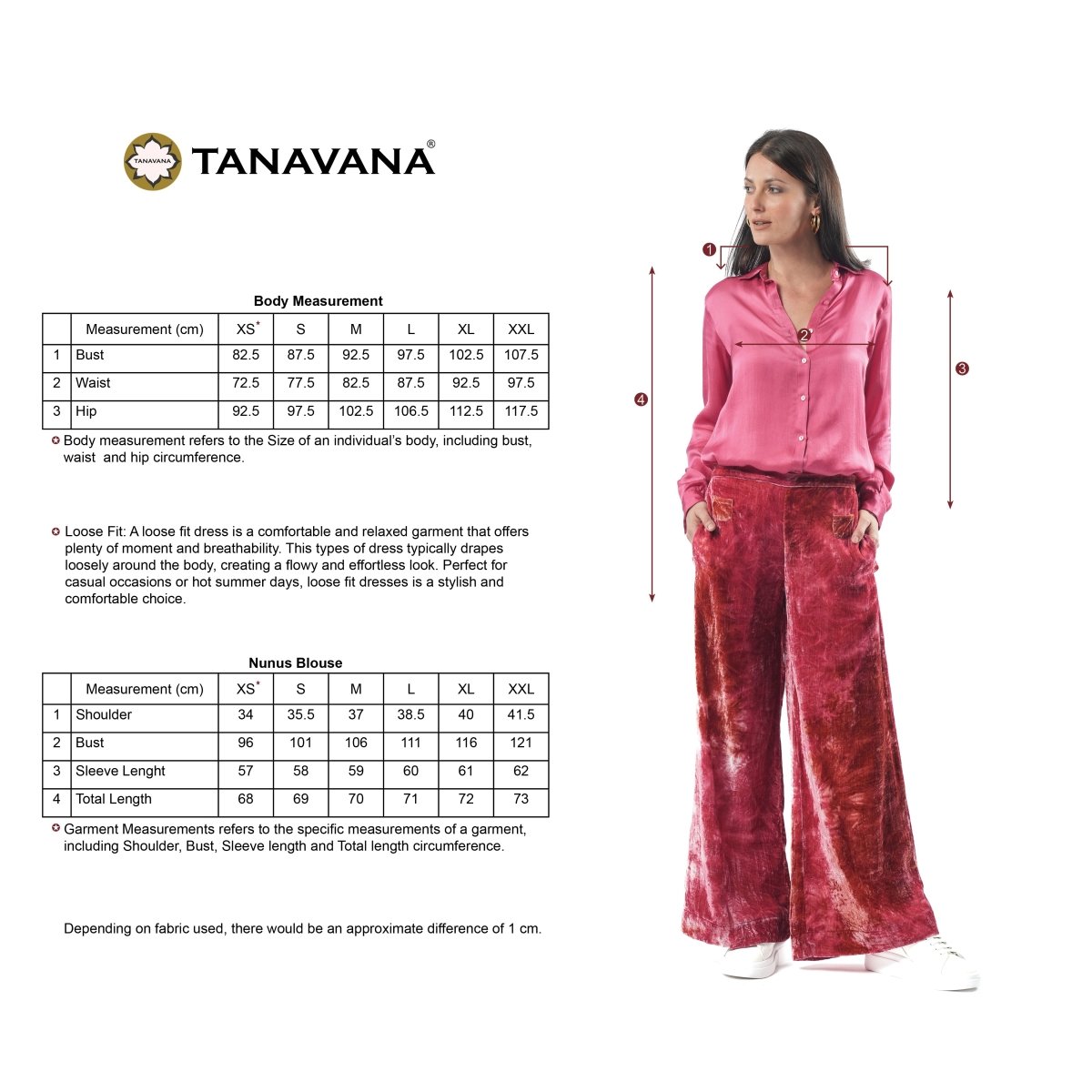 Nunus Pink blouse - TANAVANA INC