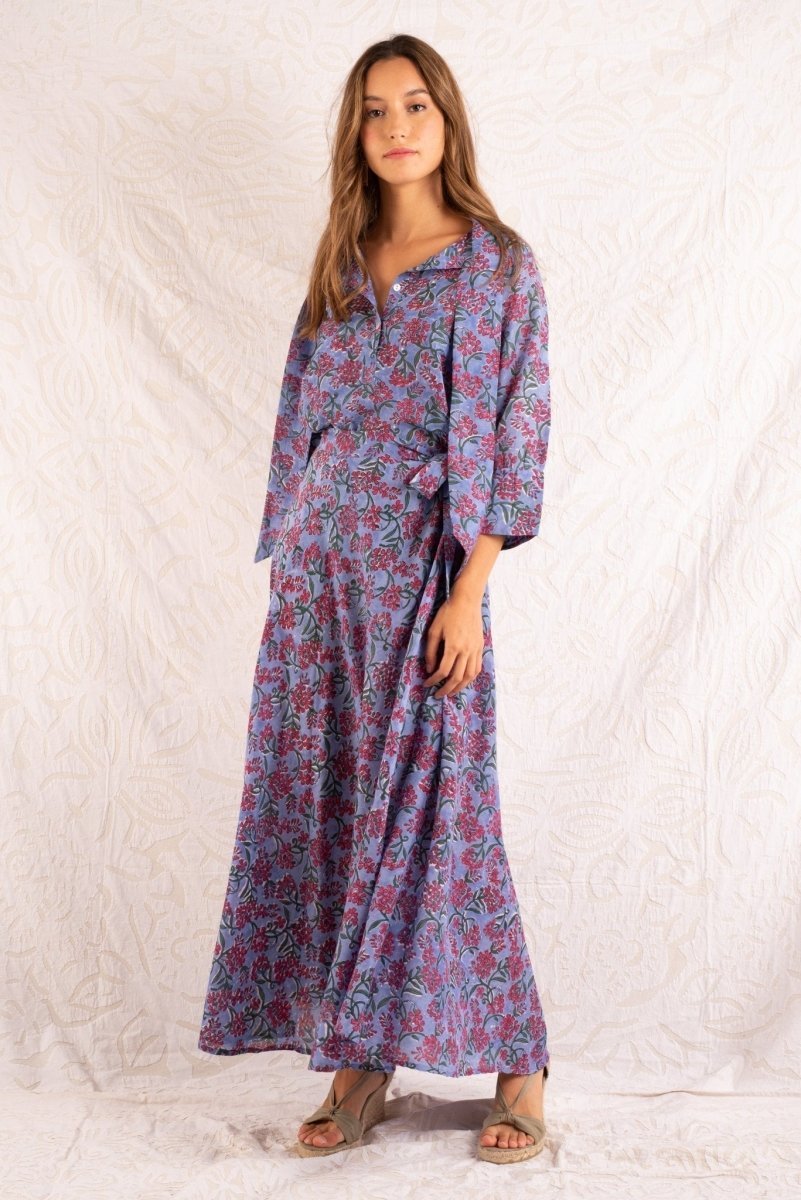 Nupur long purple skirt - TANAVANA INC