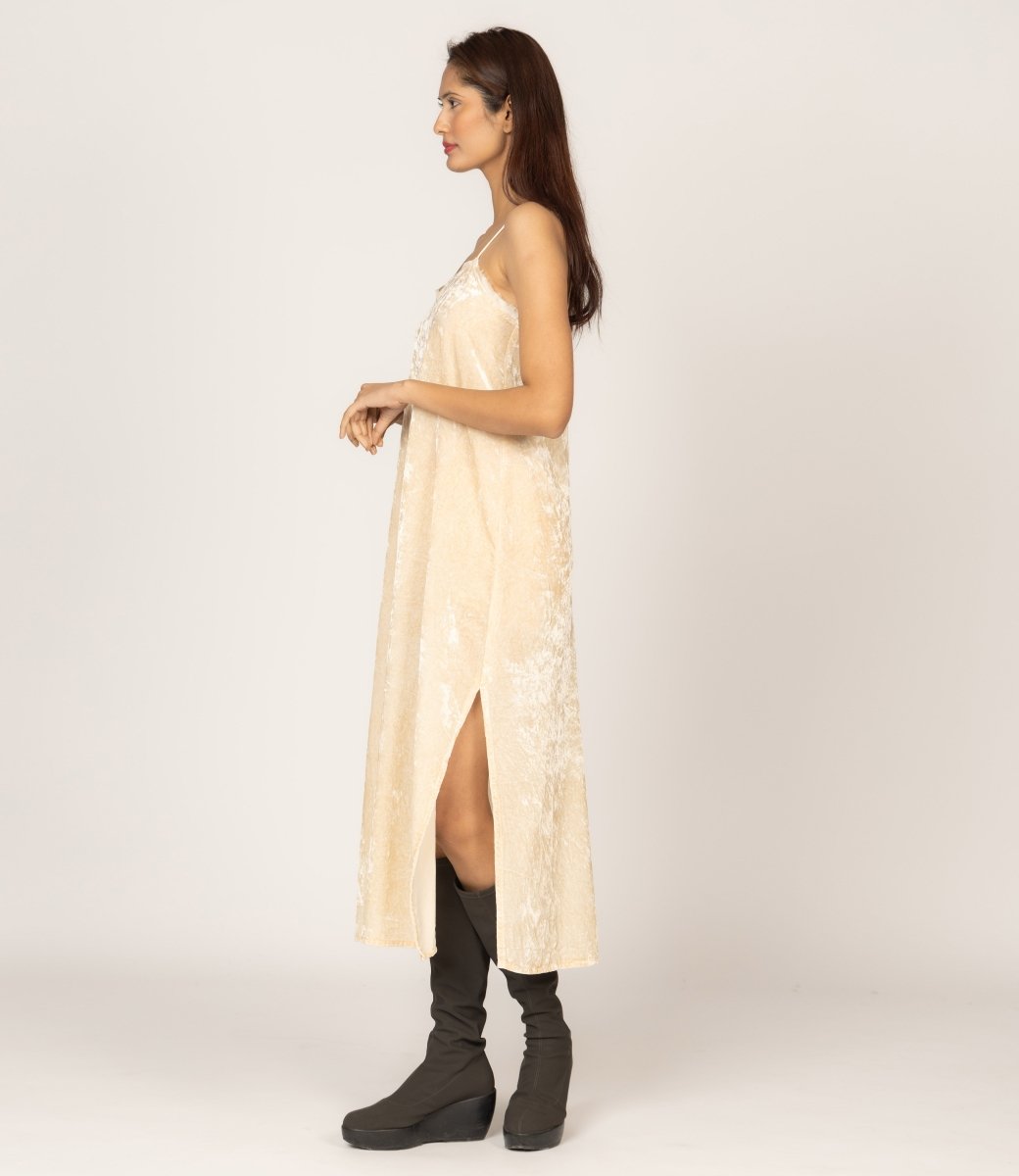 Ofelia off-white dress - TANAVANA INC