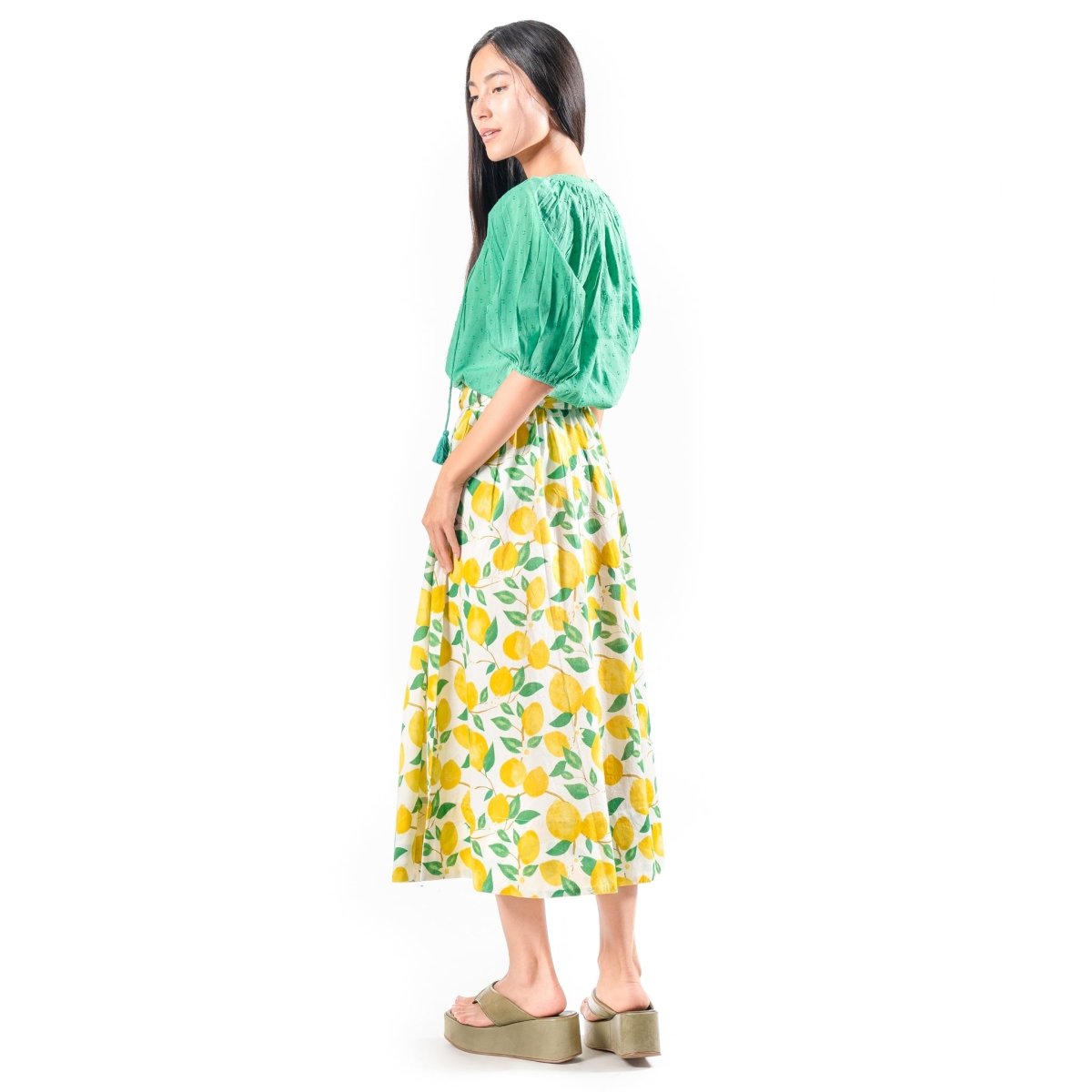 Paris yellow skirt - TANAVANA INC