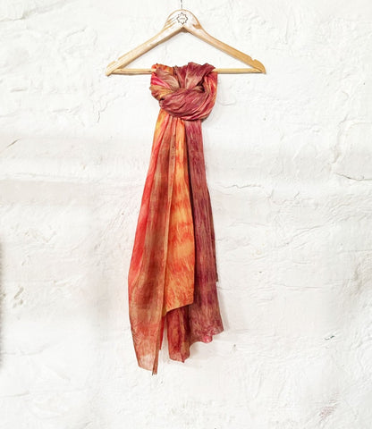 Pergamino shawl orange - TANAVANA INC