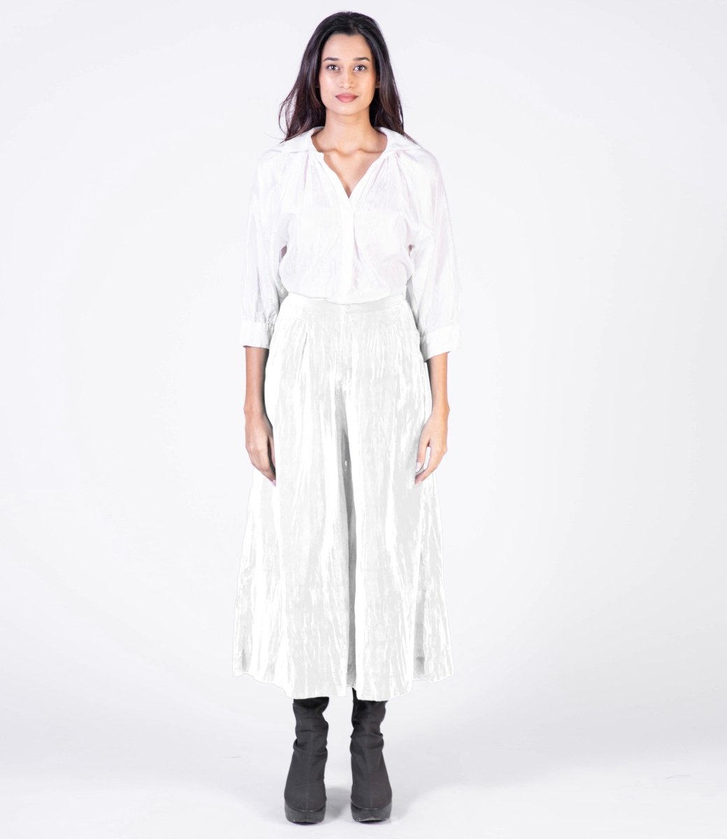Piorina white trouser - TANAVANA INC