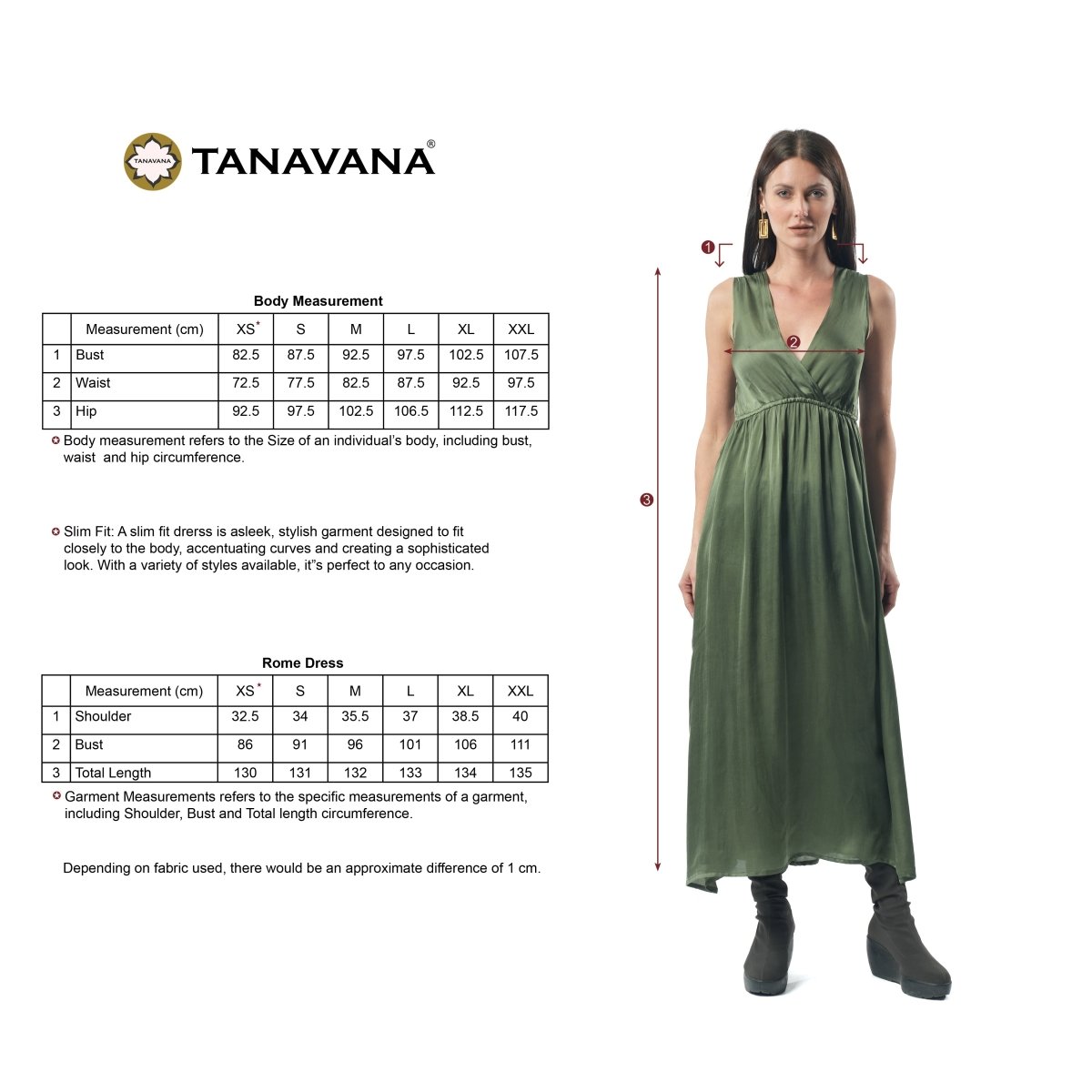 Rome Green dress - TANAVANA INC