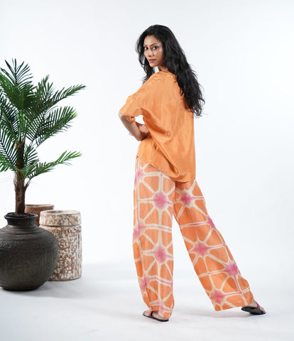 Sabine star orange trouser - TANAVANA INC