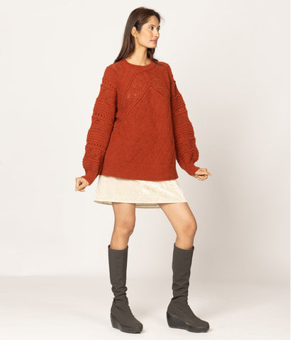 Sandala red sweater - TANAVANA INC