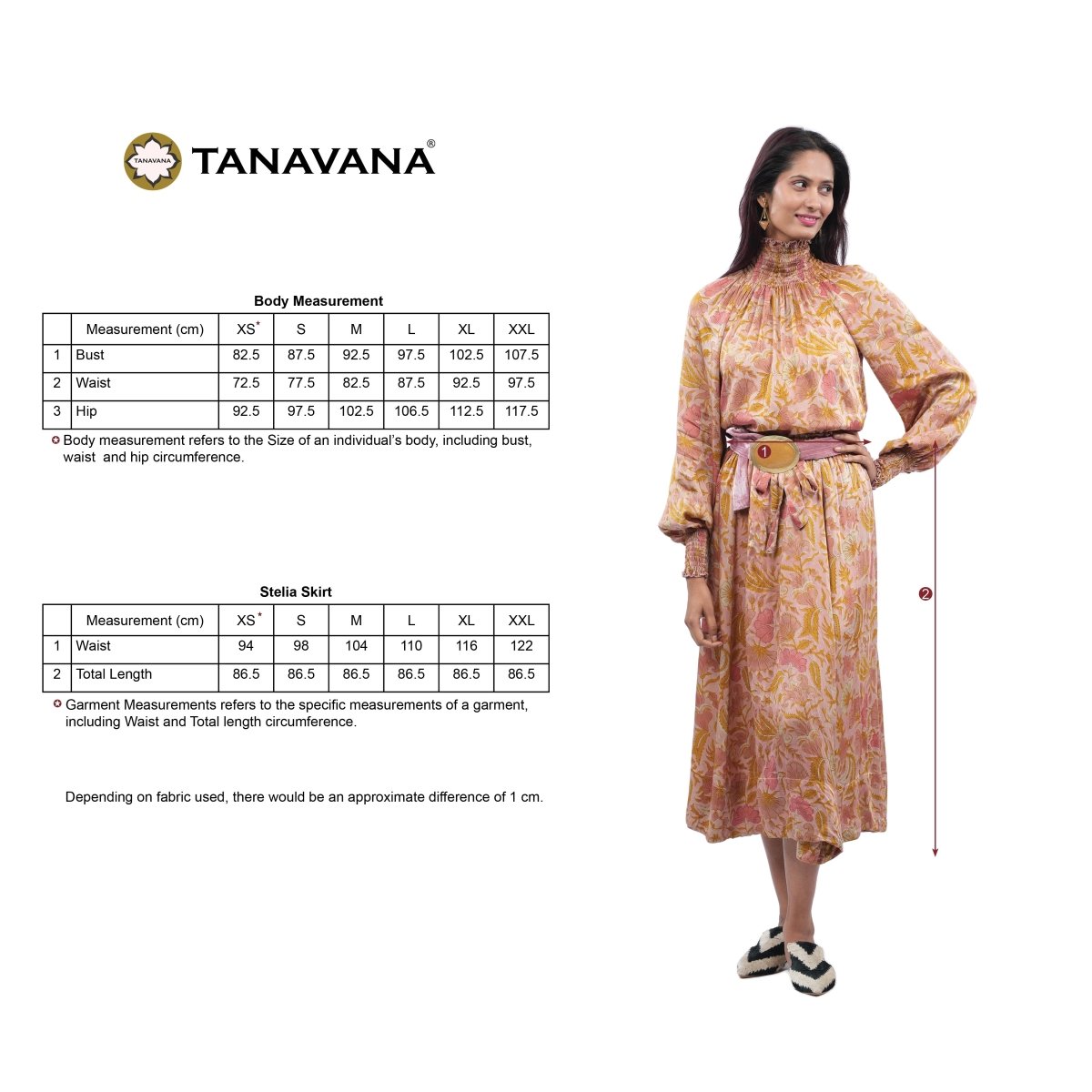 Stelia Pink jaal skirt - TANAVANA INC