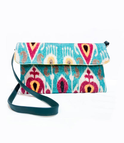 Talum blue ikat Bag - TANAVANA INC