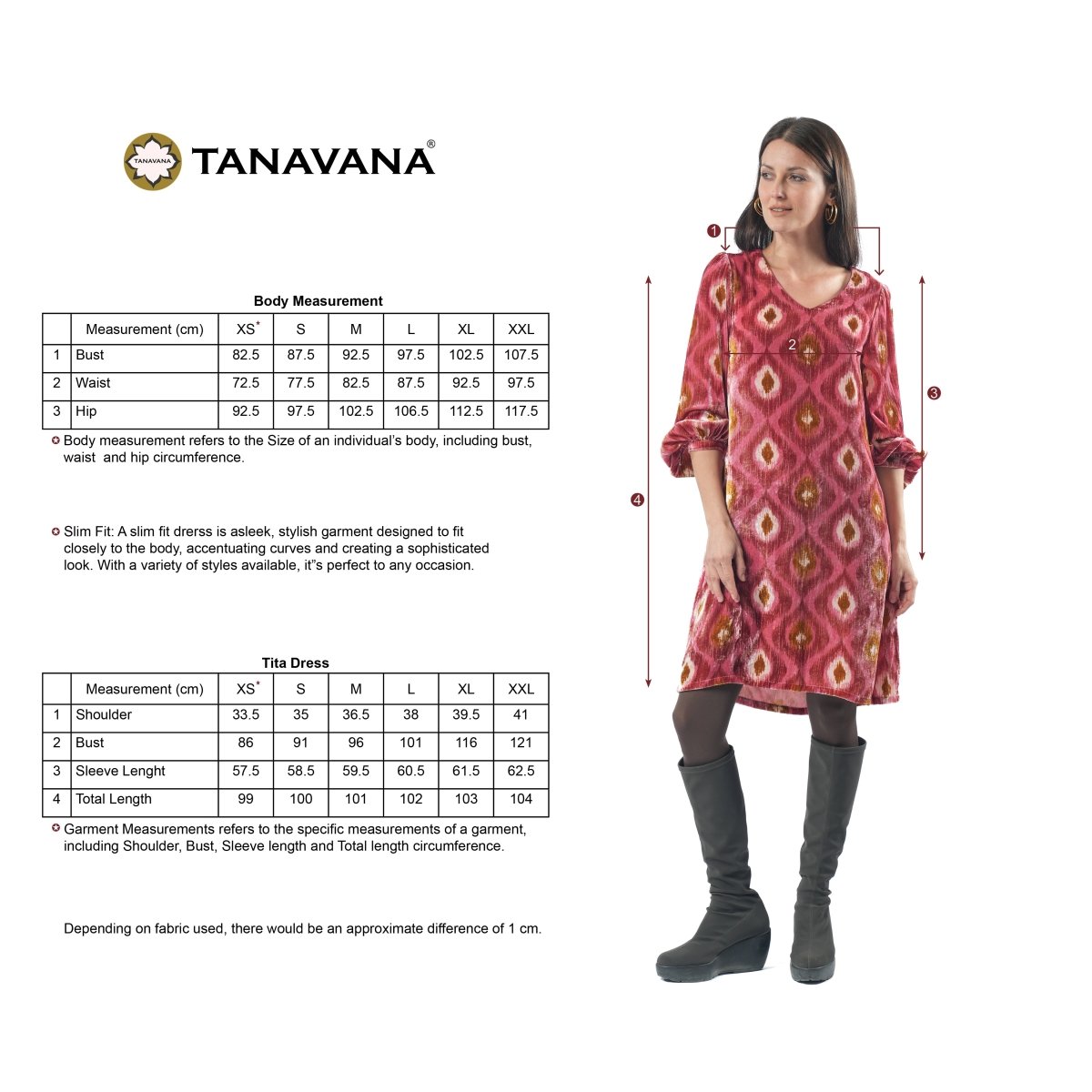 Tita Red dress - TANAVANA INC