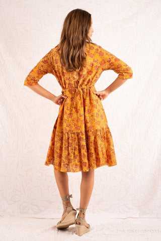 Vani yellow dress - TANAVANA INC